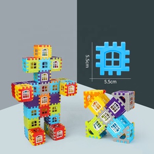 Nueva simulación de gran tamaño en forma de Casa bloque de construcción montaje de juguete jardín de infantes educación temprana rompecabezas bloque de juguete bloque de construcción - Product Image 3