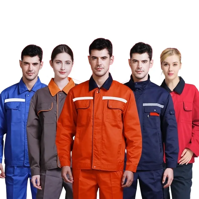 All'ingrosso a buon mercato manica lunga TC uniforme da lavoro per Unisex uniforme da lavoro di fabbrica