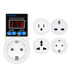 插座恒温器数字温度控制器插座110V 220V NTC传感器探头加热冷却欧盟美国英国插头 - Product Image 1