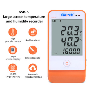 GSP-6 de temperatura y humedad de 16000 puntos registrador de datos