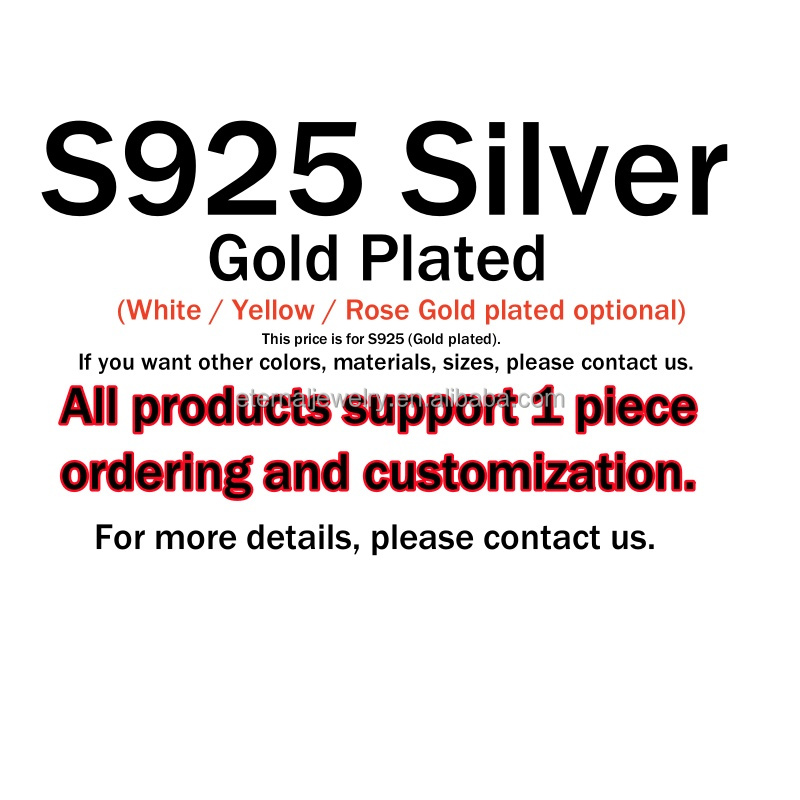 S925 Silver (gold plated)
