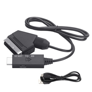 1080P 60Hz 720P 60Hz HD Video Converter SCART a HD Multimedia Adapter Cable de conexión de video DC 5V Plug and Play - Product Image 1