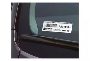 車のトレーシング用の工場カスタム両面印刷パッシブRFIDUHFフロントガラスウェットインレイ - Product Image 2
