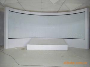 16:9 Cinema Black Velvet <strong>Curved</strong> <strong>Fixed</strong> <strong>Frame</strong> Projector <strong>Screen</strong> 150 Inch 3D Projection <strong>Screen</strong> Best for Home Theater - Product Image 3