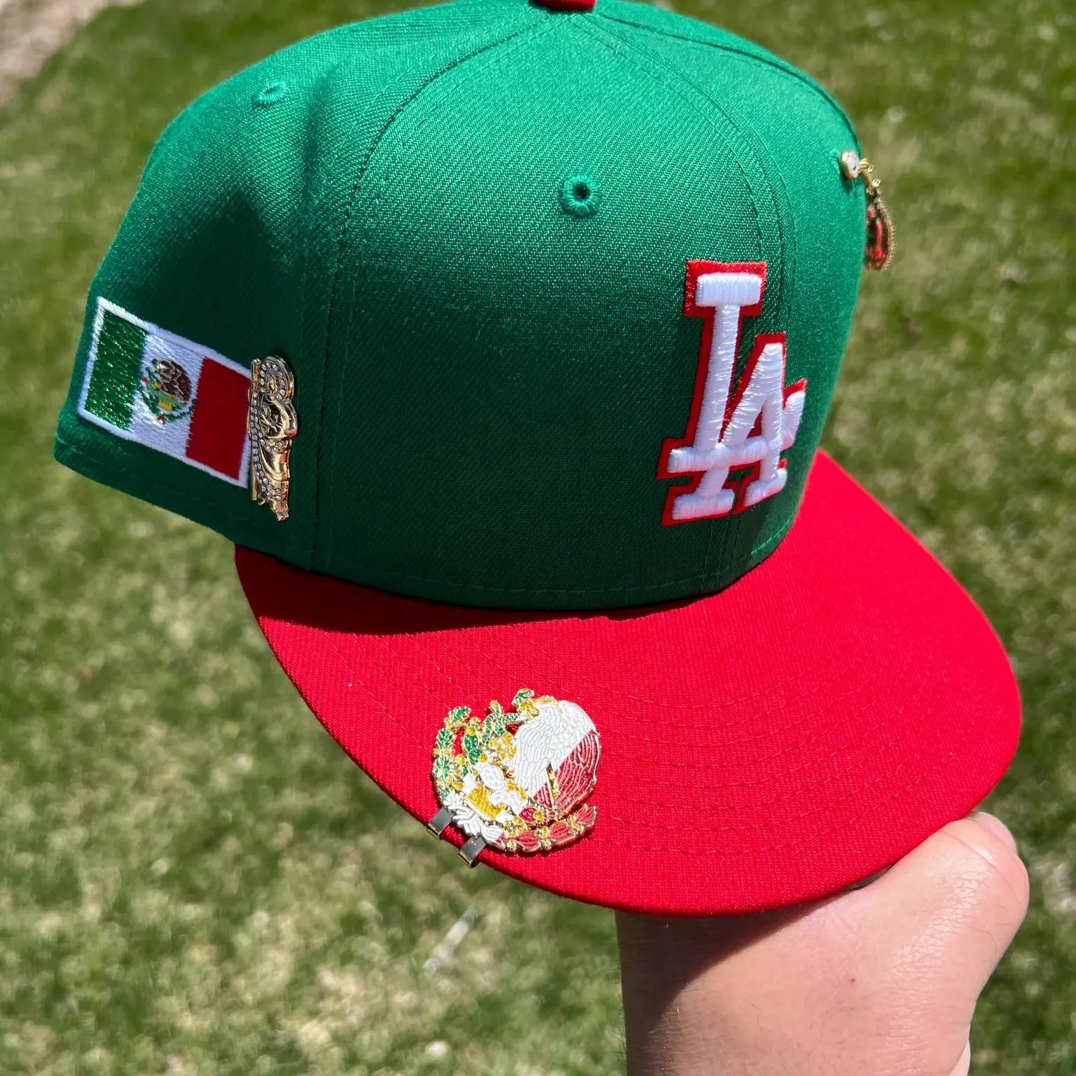 Персонализированный оптовый эмалированный зажим для полев шляпы на заказ, клипса для мексиканской шляпы, ковбойская бейсбольная шляпа для гольфа, клипса