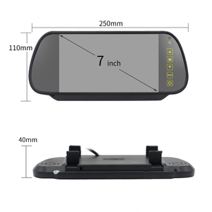 Wireless Car Bus Truck Rear View Kit <strong>7</strong>&quot; <strong>Lcd</strong> Mirror Monitor + Ir Back up <strong>Reverse</strong> Camera - Product Image 4