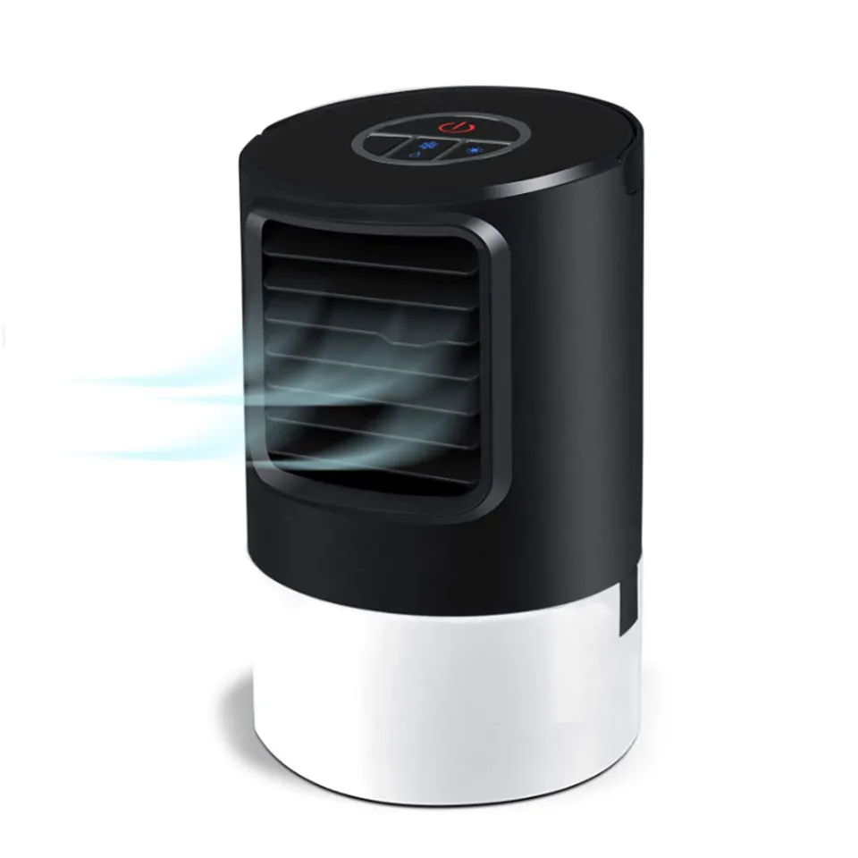 Портативный Настольный увлажнитель воздуха, мини стоячий вентилятор для кондиционера с резервуаром для воды