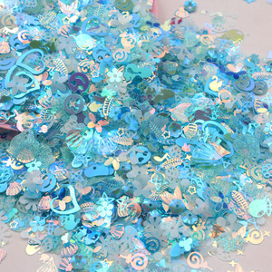 500g <strong>Mixed</strong> Sequins Shaker Multicolored Shell Flower Feather Hearts DIY Crafts Decoration <strong>Clay</strong> Pattern Model - Product Image 6