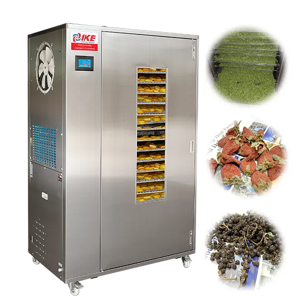 Máquina deshidratadora de alimentos comercial para hojas de Moringa, secado de fresas