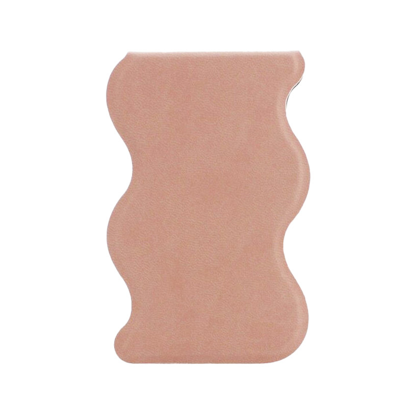 Miroir en cuir PU rose