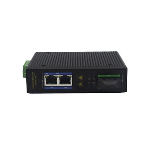 2-PORT 100/1000BASE ETHERNET + 1-PORT 1000BASE SC ตัวแปลงสื่ออุตสาหกรรมไฟเบอร์ออปติก - Product Image 1