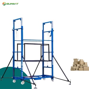 Piattaforma di sollevamento per ponteggi elettrici pieghevoli per ponteggi elettrici carica fino a 500kg piattaforme per ponteggi elettrici Standard - Product Image 1