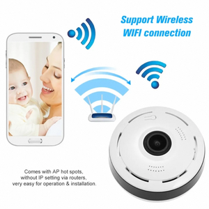 V380 960P智能迷你圆顶安全摄像机室内家用全360视角Wifi IP双向音频支持P2P CMOS传感器 - Product Image 3