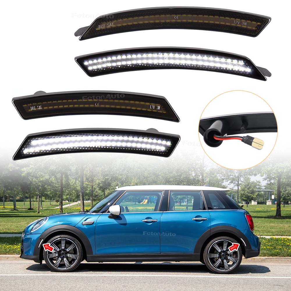 2PCS frente, 2PCS trasero blanco