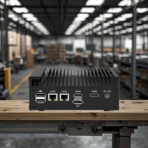 N100 Mini Industrial <strong>Computer</strong> Fanless 2LAN Host Intel Linux DDR4 EU/UK/CN/US Plug 3*Displa NUC <strong>Portable</strong> IPC Nano PfSense - Product Image 4