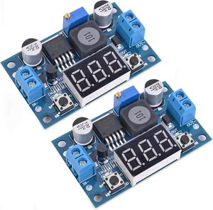 LM2596 Adjustable DC-DC Step-Down Buck Converter Module with LED <strong>Voltage</strong> Regulator Input to 1.25-37V <strong>Output</strong> Power Supply Module - Product Image 1