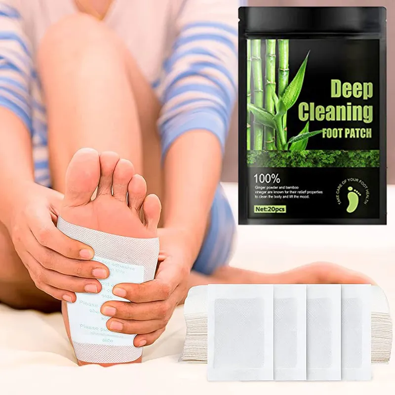 Dormire meglio e alleviare lo Stress Ginger Foot pad all'ingrosso trattamento detox personalizzato per la pulizia profonda del piede patch
