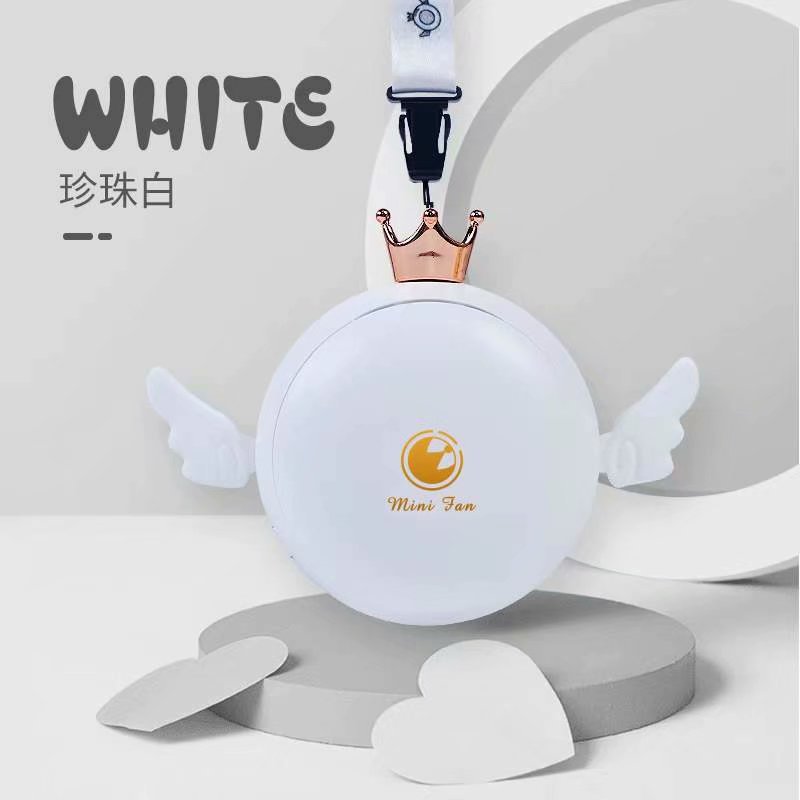 Up028 angel white neck-hanging fan
