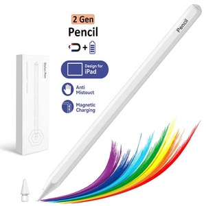 适用于苹果智能铅笔2 1.5毫米细尖尖有源触控笔，带手掌拒绝，适用于iPad 2018-2023金属材料 - Product Image 1