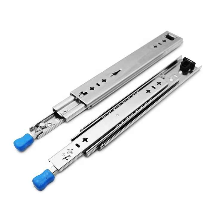 20 pollici 22 pollici stretta di lunghezza in metallo scatola guide per cassetto 53mm per campeggio pesante cassetto scorrevole per auto con sistema di bloccaggio