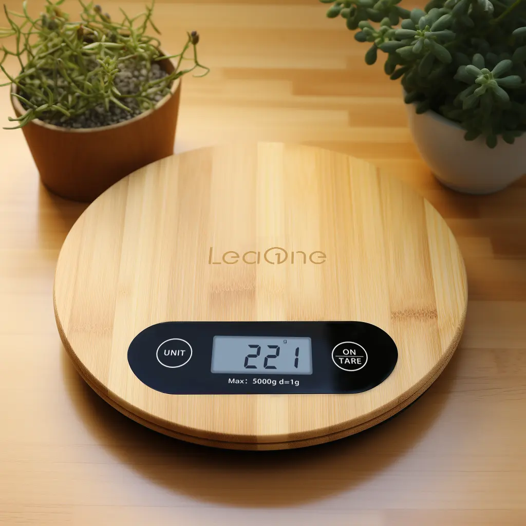 Bamboo Kitchen Weighting Scale Food Processing Machines in 2024 Digital Display Rectangle Support TV Shopping,super Markets