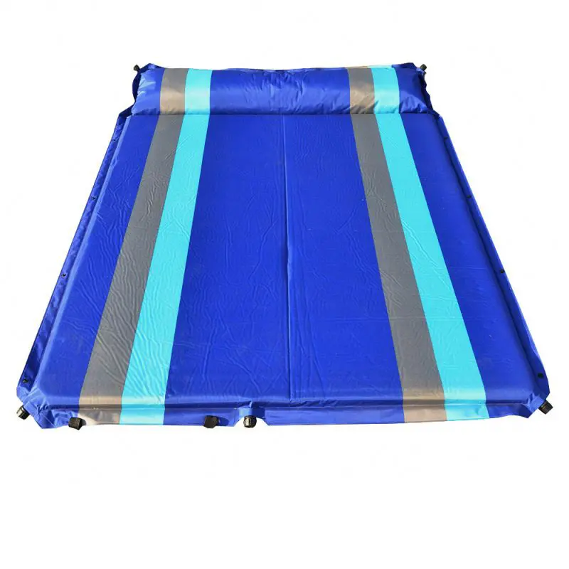 Matelas gonflable d'extérieur imperméable, 50 m, lit pneumatique, avec oreiller, tapis de Camping, éponge à rebond haut, coussin de couchage