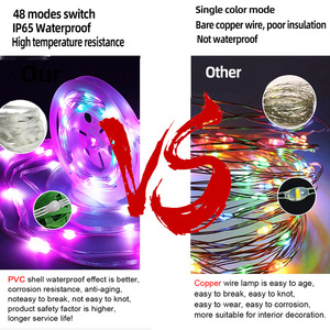 10 Meters Outdoor Diwali <strong>String</strong> <strong>Lights</strong> Wiht Rgb Smart Music Sync IR App <strong>Remote</strong> Control Indoor Christmas Tree <strong>Light</strong> - Product Image 3