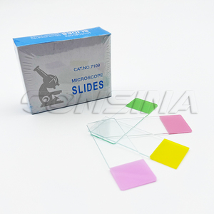 Microscopio médico de laboratorio Diapositivas preparadas Desechables Color Esmerilado Bordes de tierra Microscopio Diapositivas de vidrio 7109 - Product Image 2