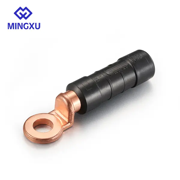 DTL-4-35-12 hiệu suất cao pre-cách điện đồng nhôm thiết bị đầu cuối cáp Lugs cho truyền tải điện đáng tin cậy