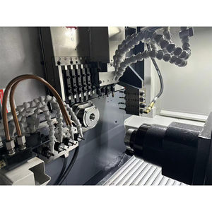 Torno CNC de tipo suizo con torneado, fresado, taladrado y fresado lateral Torno CNC automático suizo de 6 ejes - Product Image 2