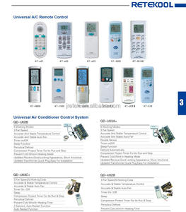 1000 <strong>CODES</strong> in 1 KT-1000 Digital <strong>Universal</strong> <strong>A</strong>/C <strong>Remote</strong> Control <strong>Universal</strong> <strong>Remote</strong> Control Air Conditioning <strong>Remote</strong> Control