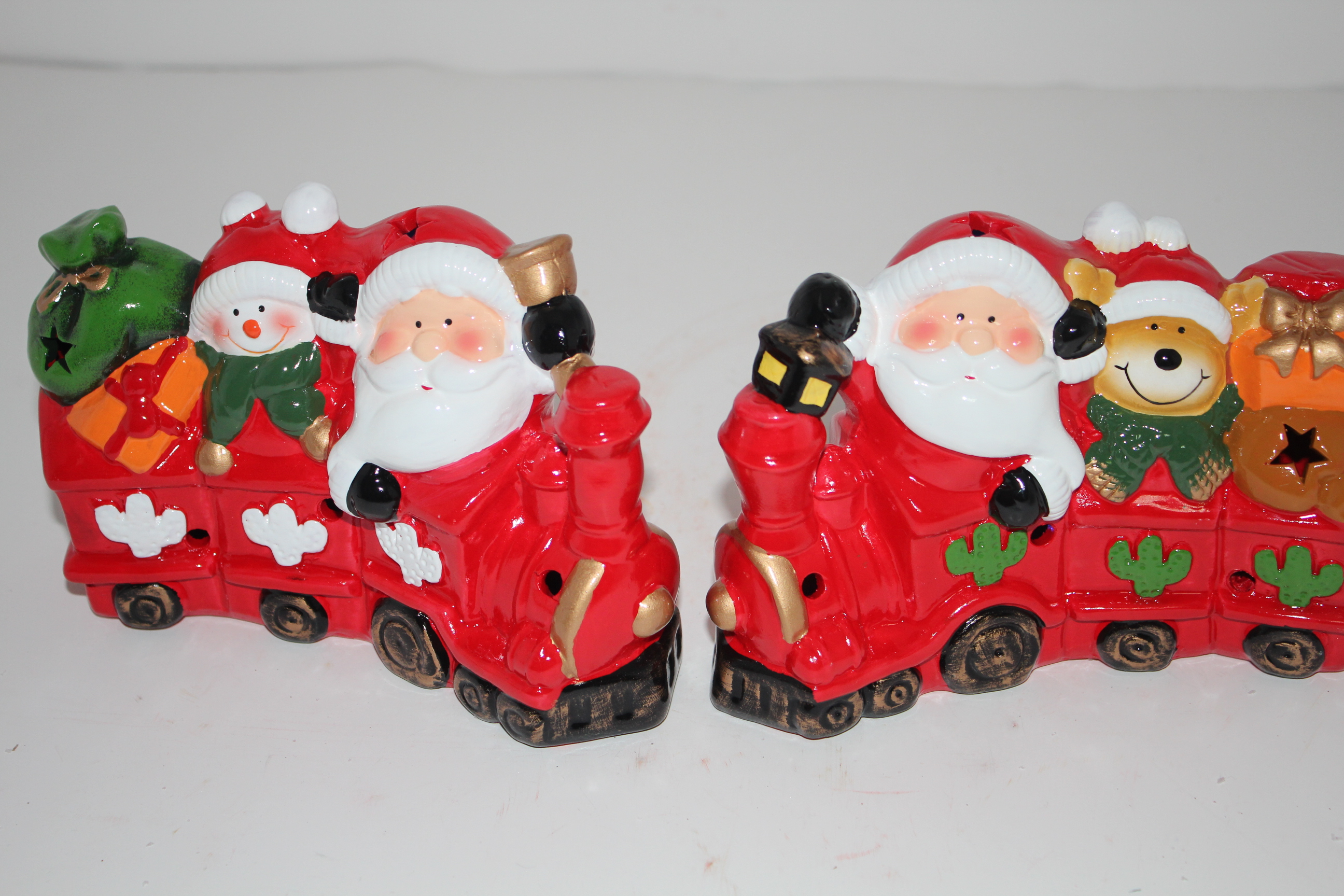 Ceramic Baubles Characters Gift Set Figurines Ornaments Decorations Custom Vintage Personalize Indoor Cheap Merry Christmas 60