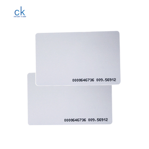 PVC酒店rfid卡白色空白卡专业工厂翻盖加厚RFID钥匙卡 - Product Image 1