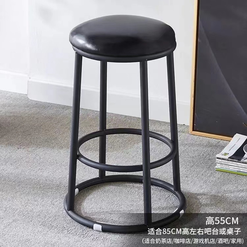 Cadre en acier au carbone noir à tissage uni de 55 cm de hauteur
