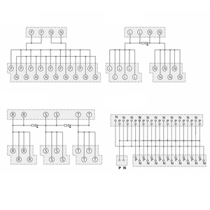 Bloque de terminales común de MWS-B3102, 2 canales a 9 canales, placa de alimentación, T075 - Product Image 6