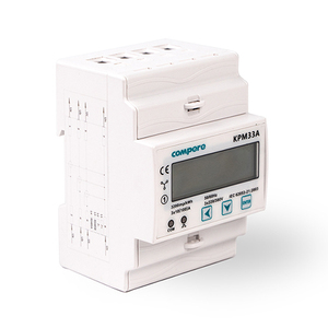 3 Phase LCD Display Power Meter RS485 <strong>Modbus</strong> RTU <strong>Pulse</strong> Output Din Rail Digital Smart Energy Meter - Product Image 1