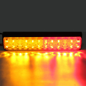 Kingshowstar su geçirmez 20 LED DC 12V Amber dönüş sinyali beyaz ters kırmızı fren koşu römork Led park lambaları çubuğu kamyon - Product Image 2
