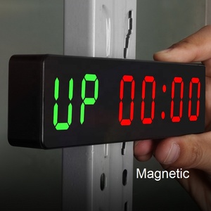 Tragbare Turn uhr Eingebaute Lithium batterie und Magnet Countdown Intervall Race Boxing Gym Timer - Product Image 4
