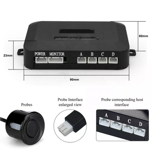 Monitor iPoster de 4,3 pulgadas para coche con 4 sensores, pantalla LCD, Kit de Sensor de aparcamiento para coche, sistema de Monitor de respaldo inverso, sensores de aparcamiento inteligentes - Product Image 6