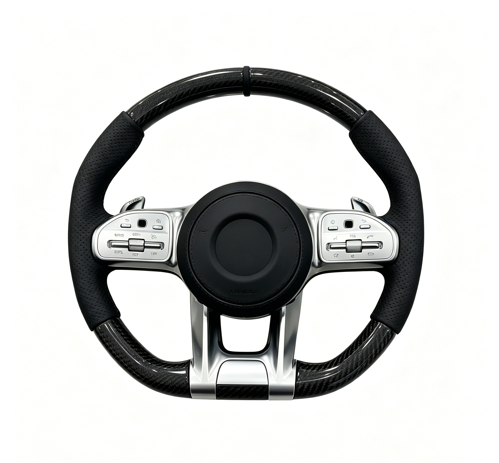 Bottoni Bianchi+Pelle+CF, Cucitura Nera