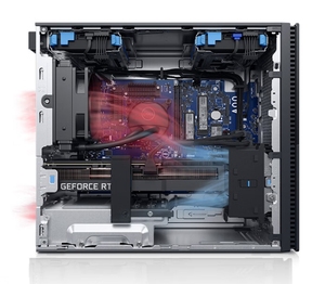 Dell XPS 8960 High-End grafik istasyonu oyun masaüstü bilgisayar konsolu (çekirdek 13th nesil i7-13700 16G 1T RTX4070) siyah - Product Image 4