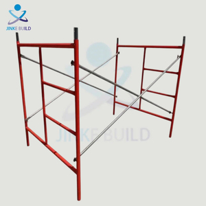 Sistema de andamio móvil de montaje rápido de construcción de China con ruedas Escalera galvanizada Andamio de Marco H - Product Image 1
