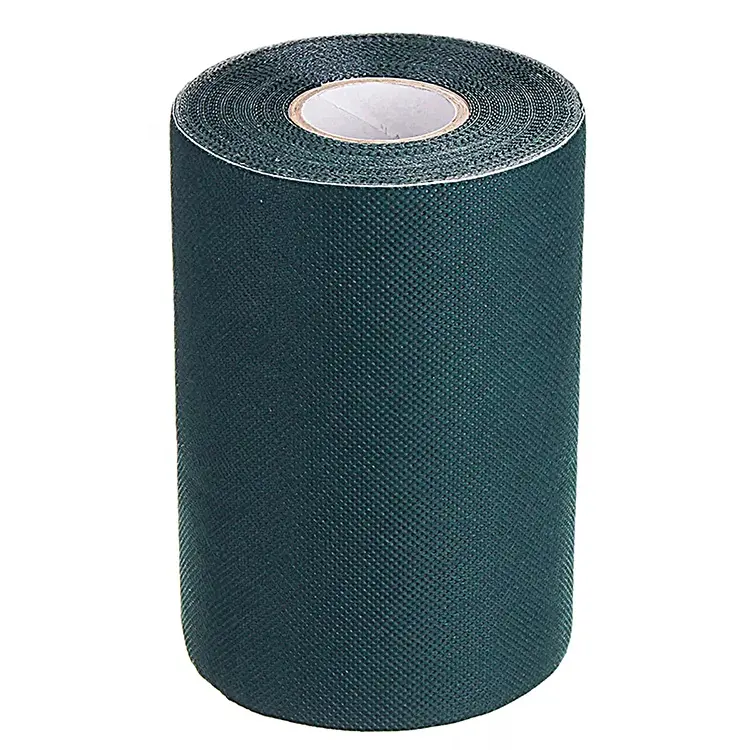 Hot Sale Kostenlose Probe Selbst klebendes einseitiges Kunstrasen band Synthetisches Rasen gras gewebt Joining Lawn Seam Tape