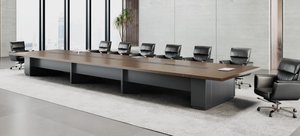 Latest Office <strong>Counter</strong> 10 Person <strong>Rectangular</strong> Conference <strong>Table</strong> Meeting Room <strong>Table</strong> - Product Image 5