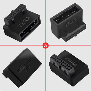Computadora de escritorio 19/20pin macho a hembra adaptador de extensión placa base Usb3.0 Adaptador convertidor