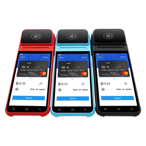 H-Z92 5.5 Inch <strong>Android</strong> 8.1 BT WIFI 3G 4G NFC Charging Base Smart <strong>Mini</strong> Mobile Handheld Portable Pos Machine with 58mm Printer - Product Image 4