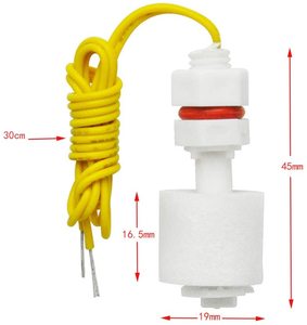Sensor de nivel de líquido para tanque de peces, interruptor de flotador de agua, Bola de plástico PP, Kit DIY para Arduino EK1373x3