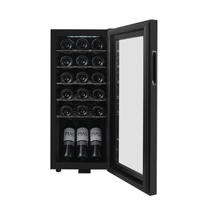 Özel şarap soğutucu elektrikli tek bölge kompresör soğutma depolama kırmızı ve beyaz şarap - Product Image 4