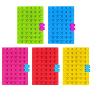 Papelería para estudiantes, descompresión, cuaderno A6, línea de escritura de oficina, cuaderno de silicona, bloques de construcción, cuaderno puntual, venta al por mayor - Product Image 6