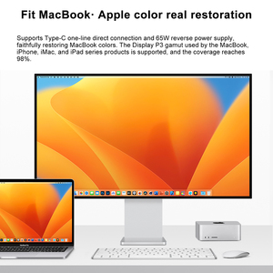 Monitor de ordenador LED 4K UHD, panel IPS de 27/32 pulgadas con interfaz DP de entrada para escritorio de negocios de juegos en Apple Silver
